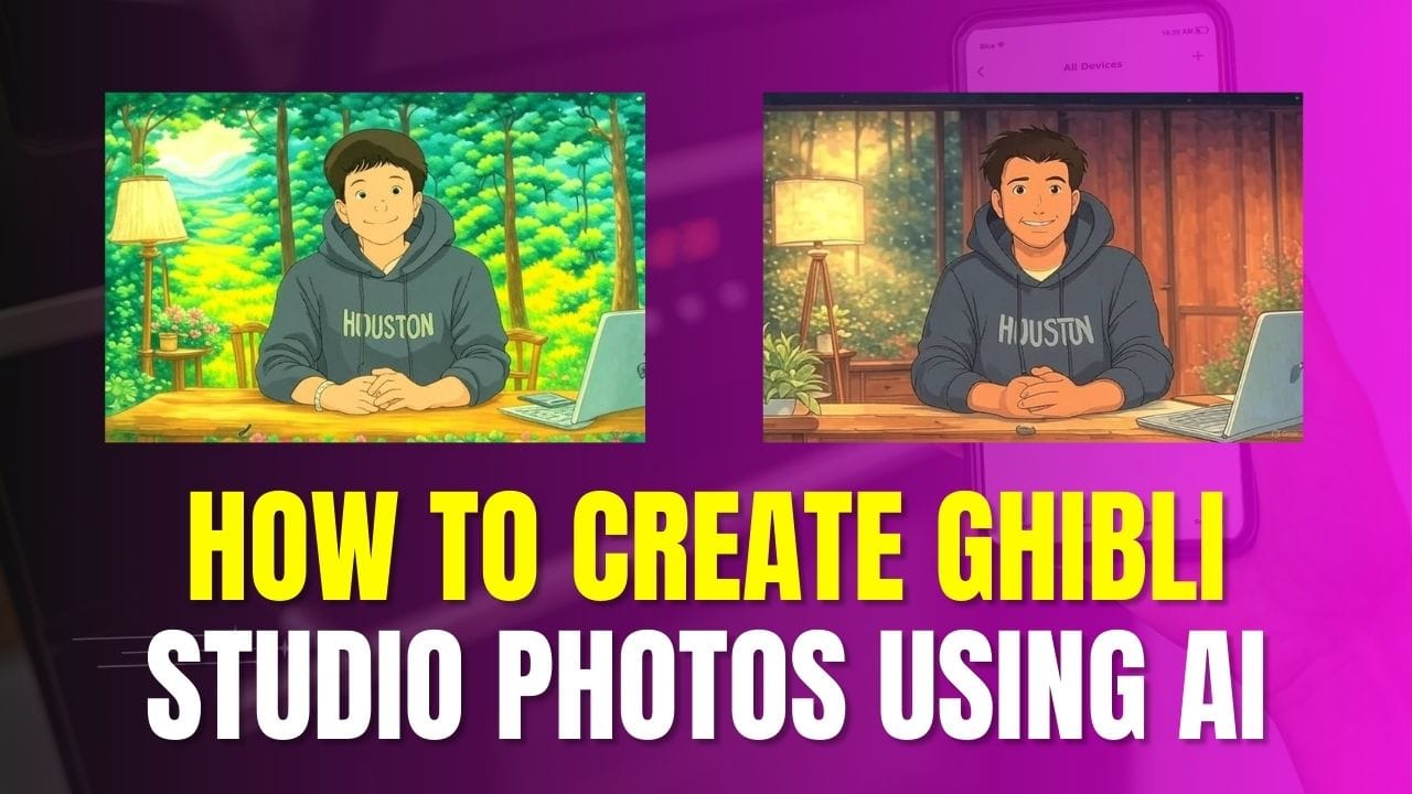 How to Create Ghibli Studio Photos Using AI
