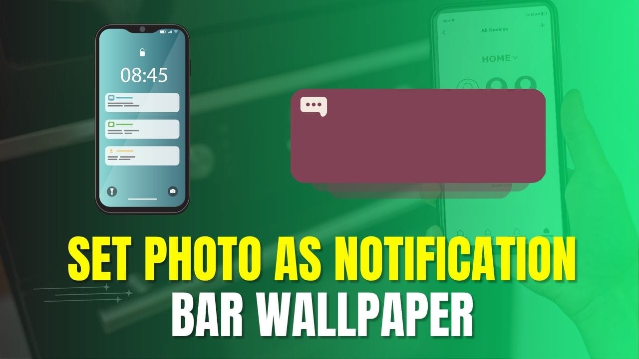 Set Photo as Notification Bar Wallpaper
