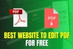 Best Website to Edit PDF for Free