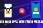 Lock Your Apps with Error Message