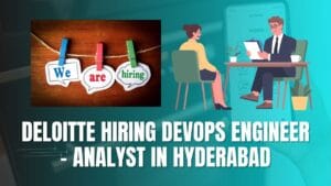 Deloitte Hiring DevOps Engineer – Analyst in Hyderabad