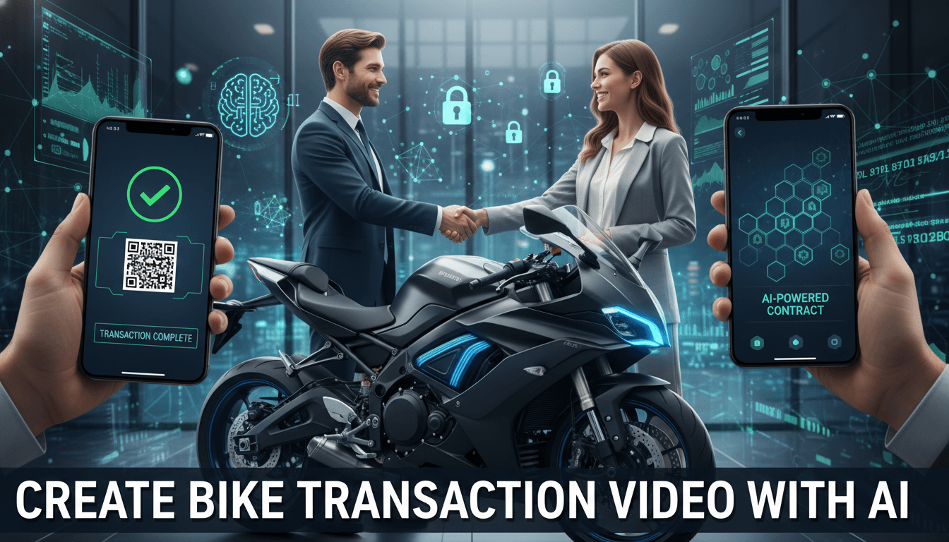 Create Bike Transaction Video with AI