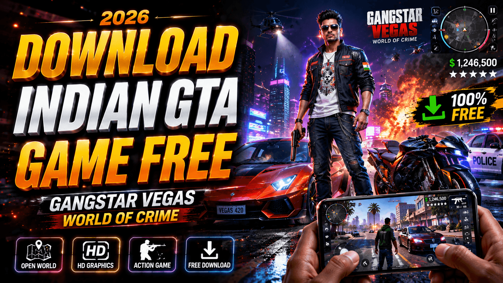 Download Indian GTA Game Free