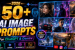 50+ AI Image Prompts for ChatGPT and Gemini