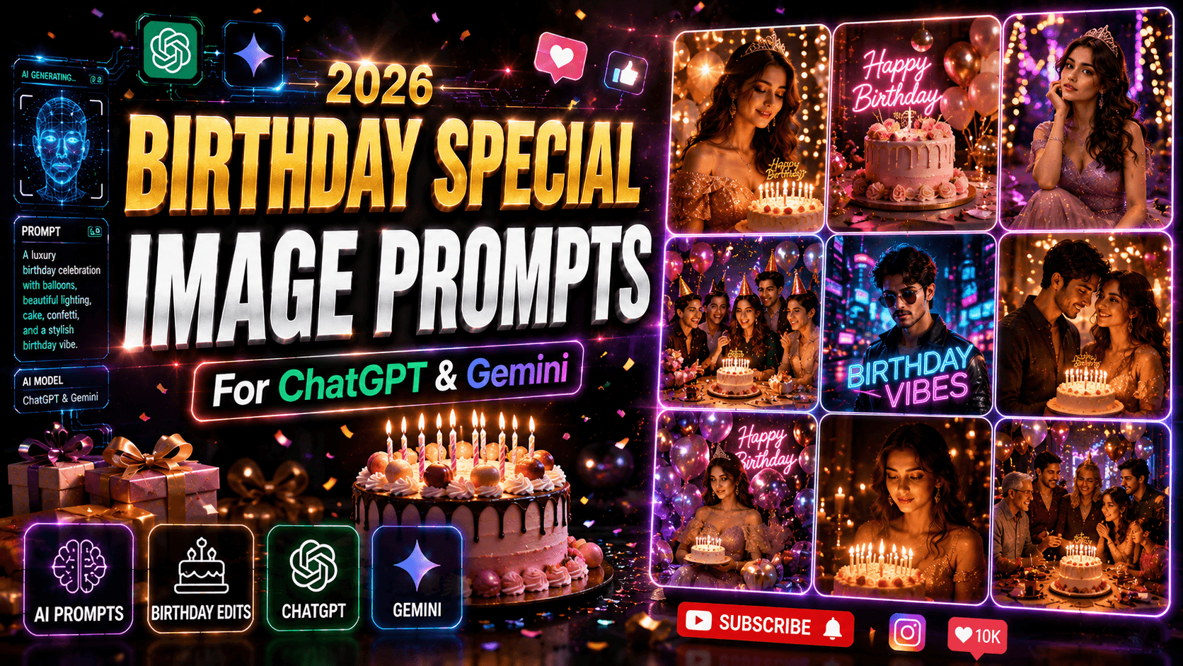 Birthday Special Image Prompts