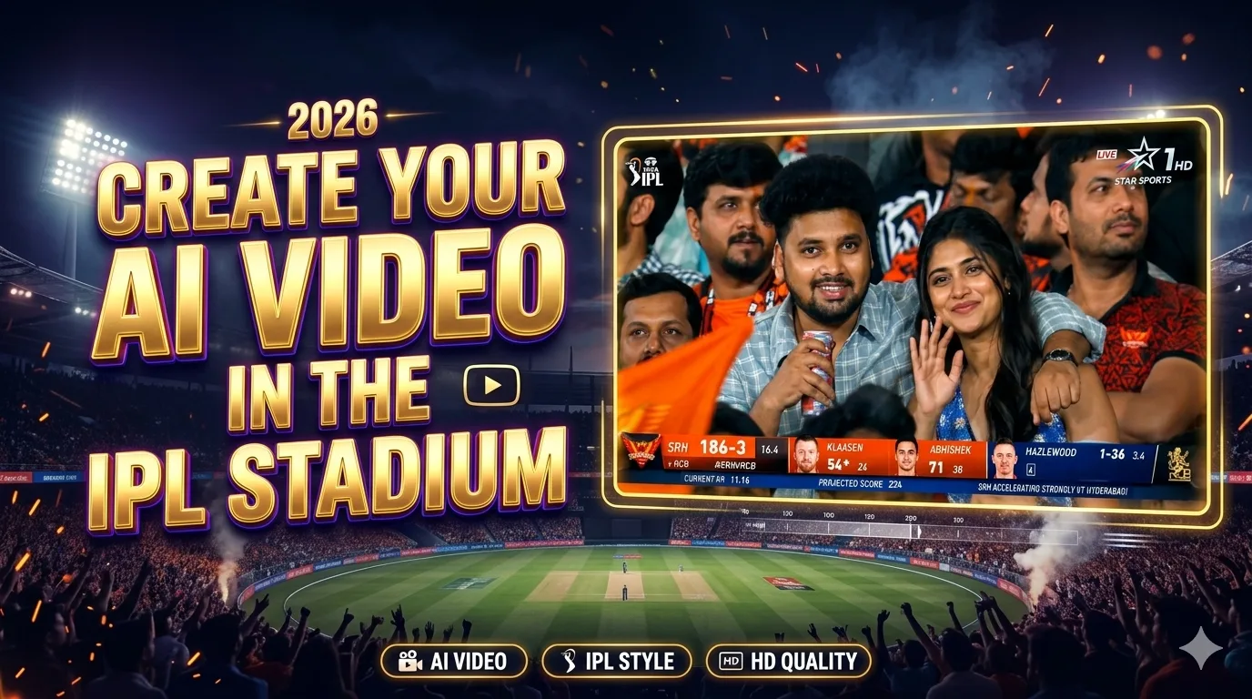Create your AI Video in the IPL Stadium