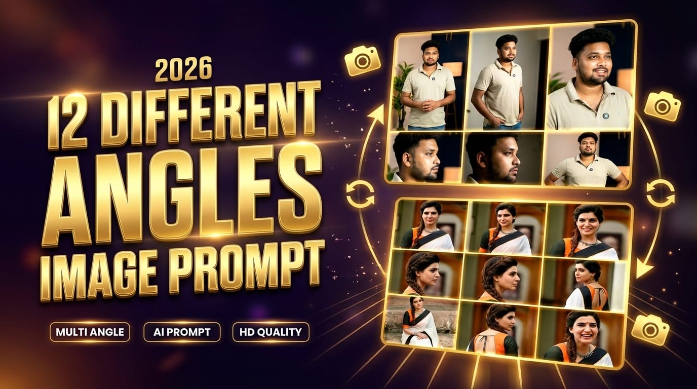 12 Different Angles Image Prompt