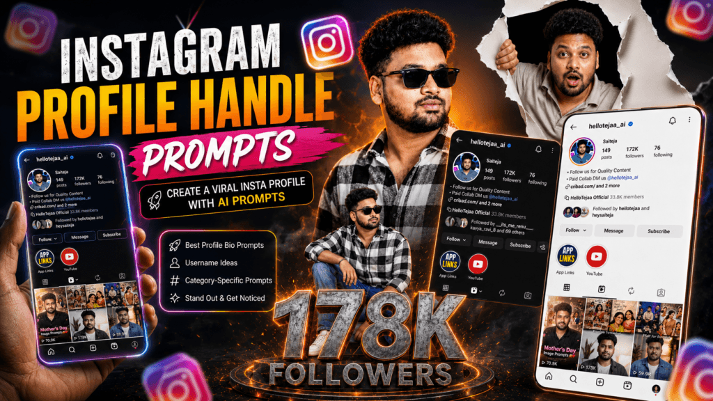 Profile Prompt Instagram Profile Handle Prompts - Cribad