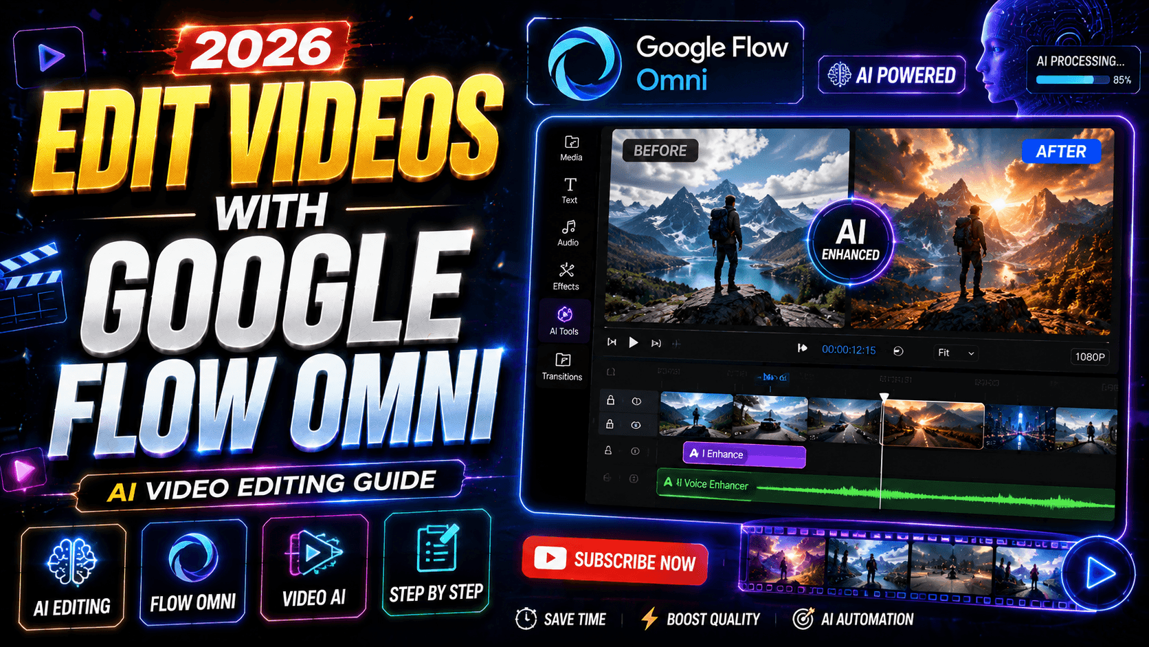 How to Edit Videos with Google Flow Omni Model