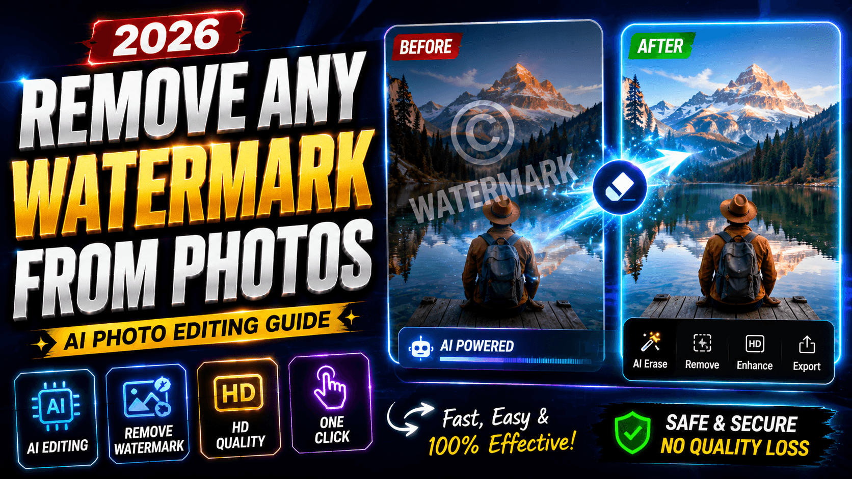 Remove Any Watermark from Photo