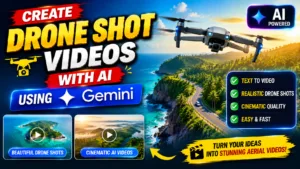 Create Drone Shot Videos with AI Using Gemini
