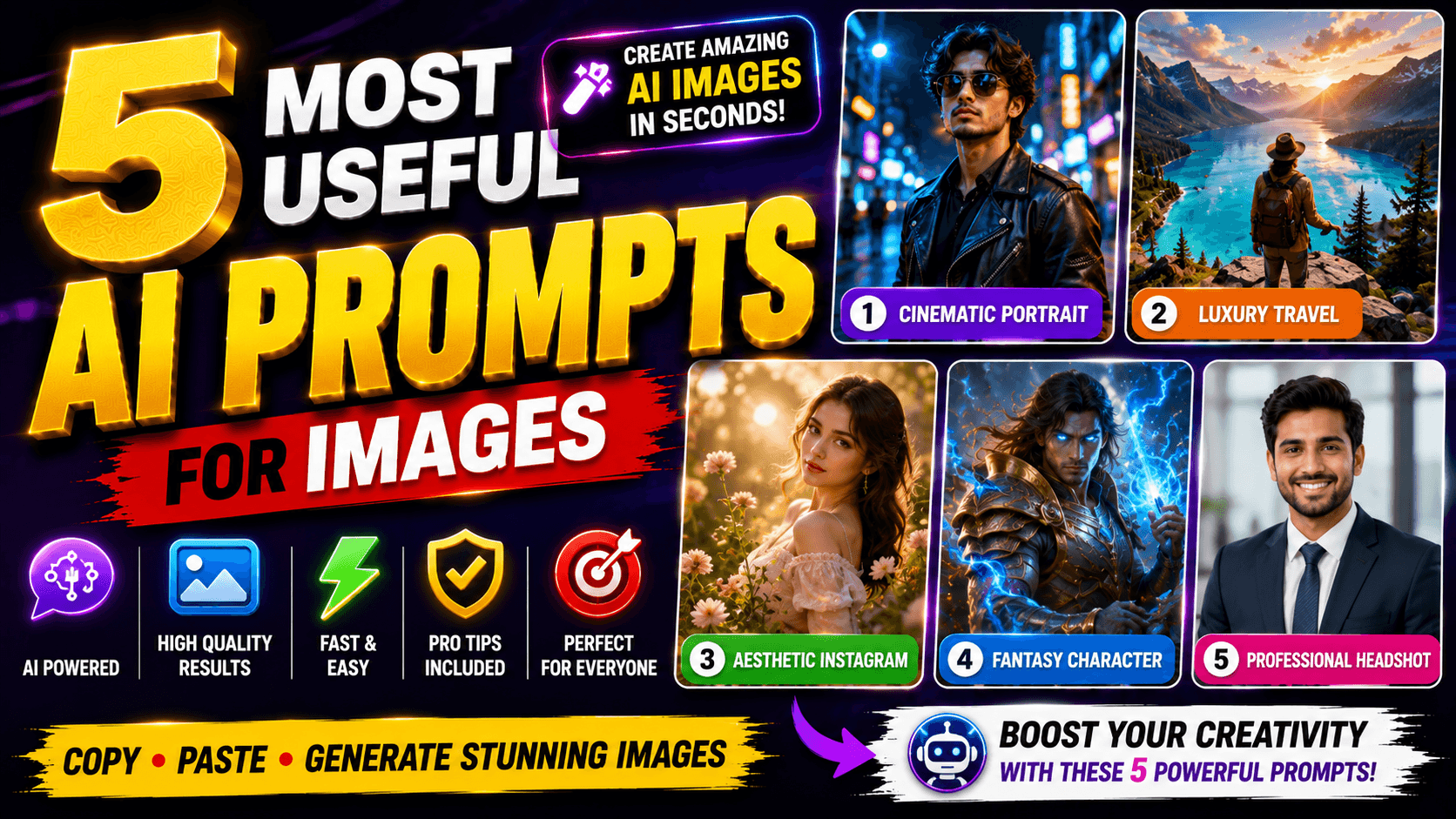 5 Most Useful AI Prompts for Images