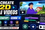 Create 2D AI Videos with ChatGPT & Gemini