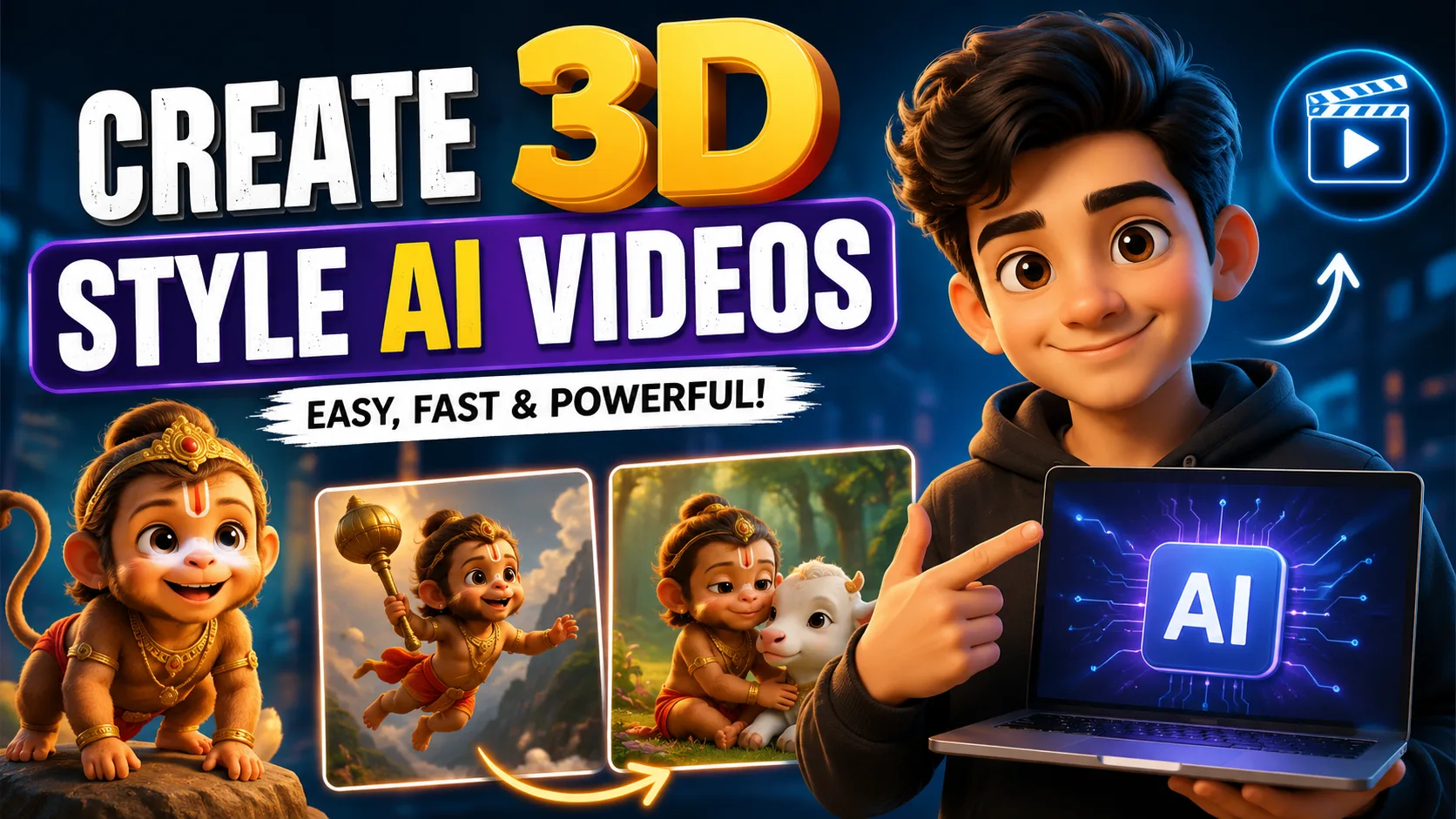 Create 3D Style AI Videos
