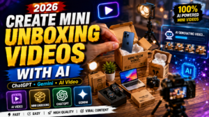 Create Mini Unboxing Videos with AI