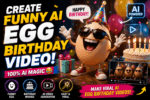 Create Funny AI Egg Birthday Video