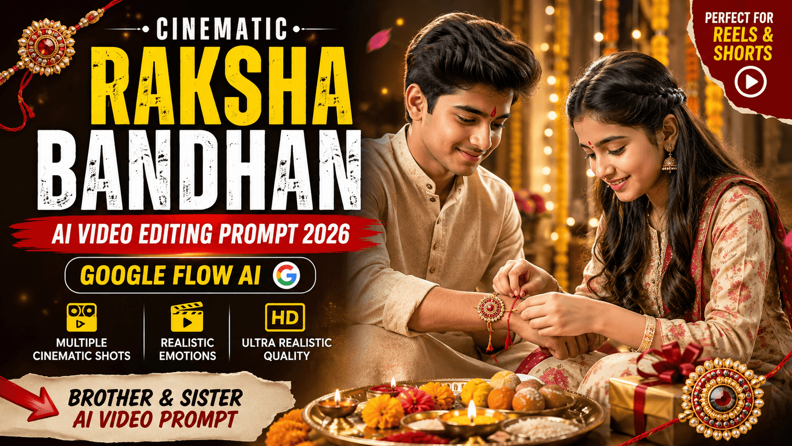 Raksha Bandhan AI Video Prompt 2026